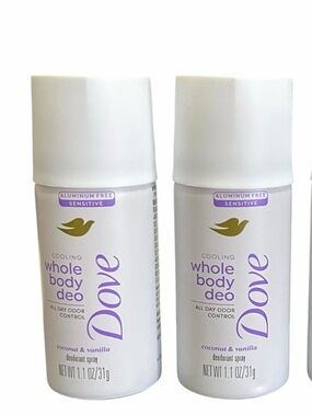 Dove Cooling Whole Body Deo Spray - Coconut & Vanilla (White)